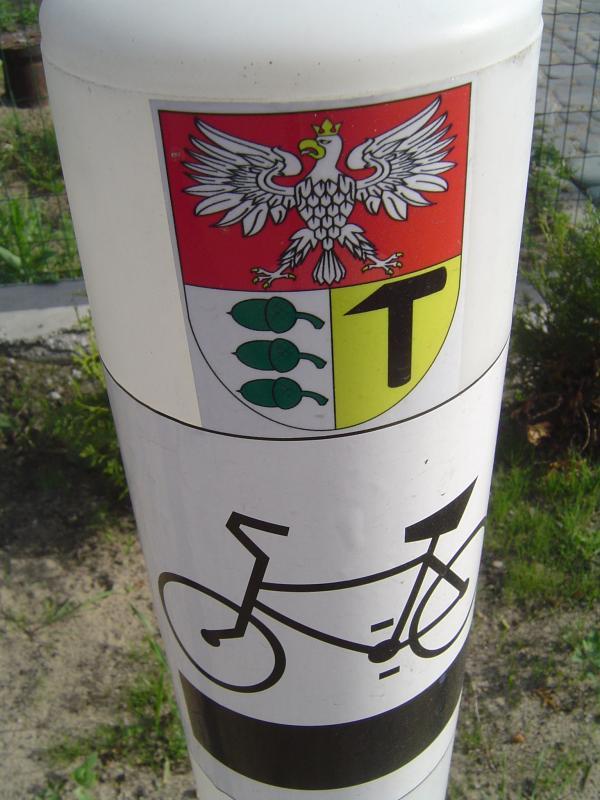 znak, szlak rowerowy, błedów