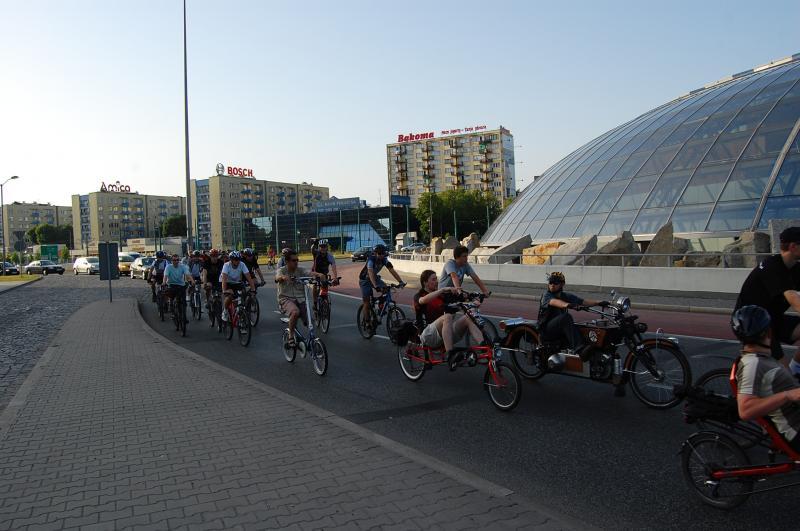 katowice, rondo, masa krytyczna, rower