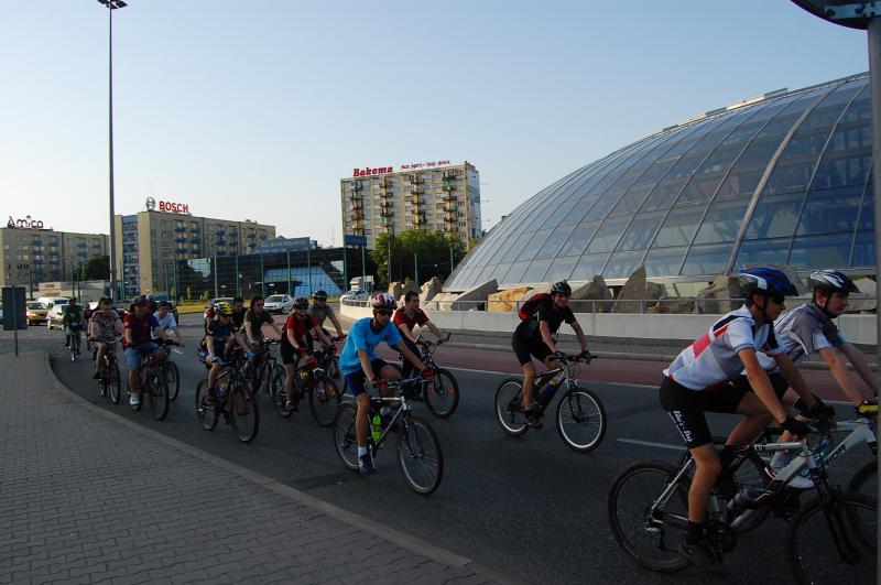katowice, rondo, masa krytyczna