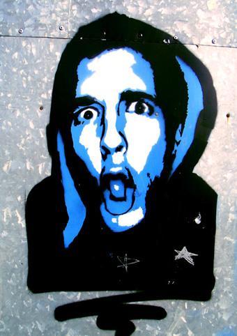 graffiti, krzyk
