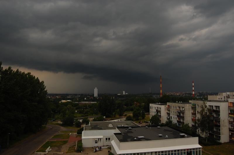 Sosnowiec Środula - widok w strone będzina