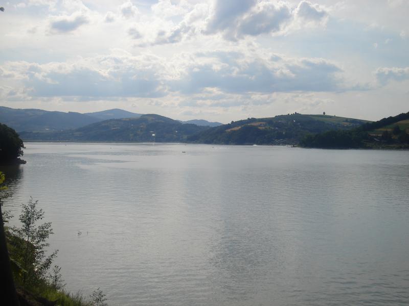 woda, jezioro, rożnów