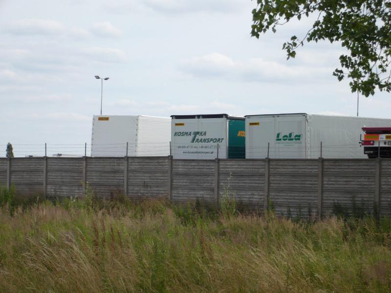 transport, kosma, ciężarówka