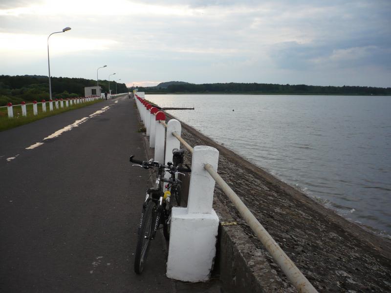 świerklaniec, zalew, tama, rower