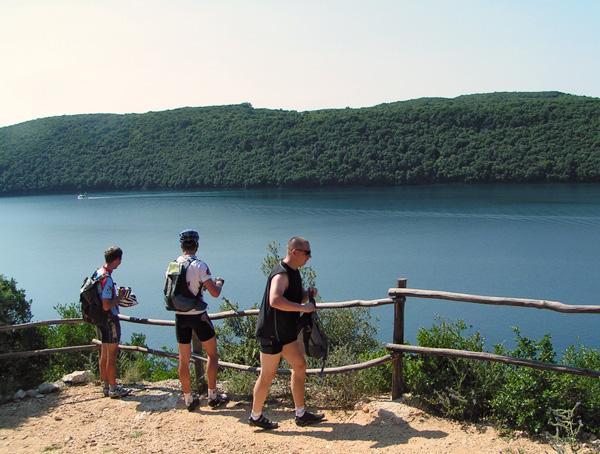 zatoka, taras widokowy, istria, chorwacja, limski fiord