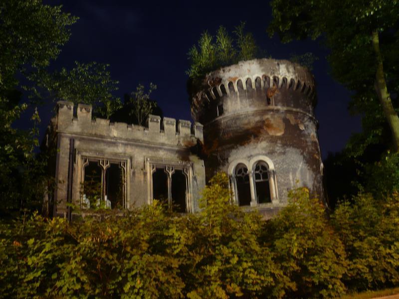 ruiny, miechowice, pałac wincklerów