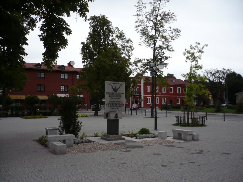 rynek, błonie, miasteczko