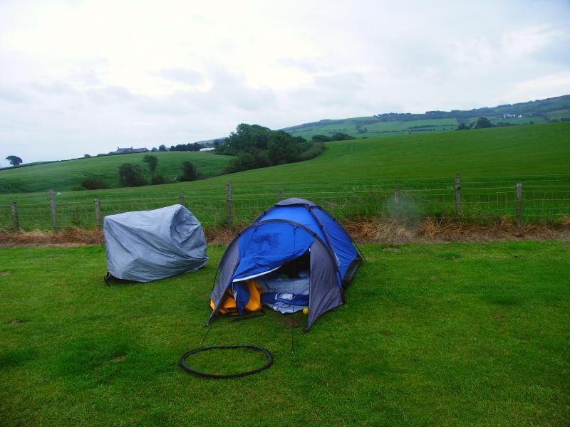 wyprawa, scotland, campsite, ayr