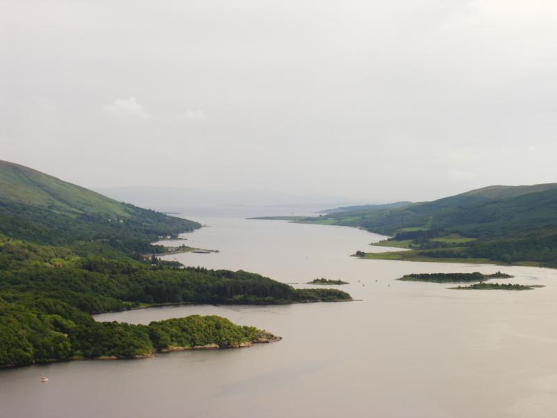 scotland, argyll, glendaruel, loch ridon and loch ruel
