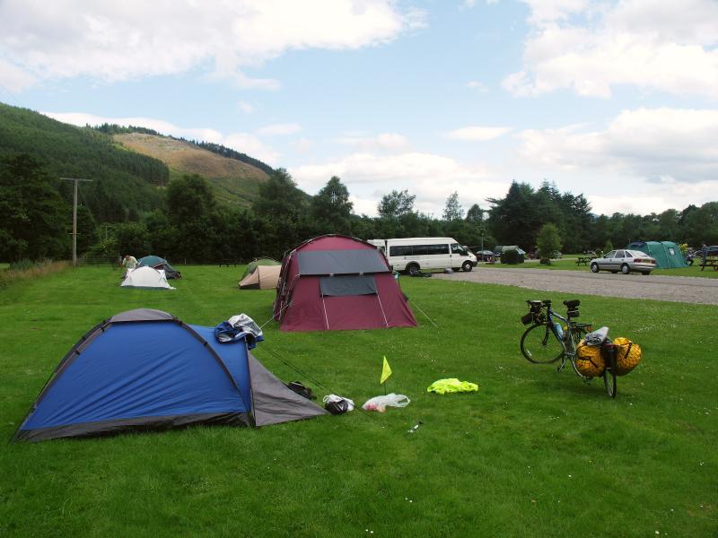 scotland, campsite, highlands, fort william, glen nevis, ben nevis