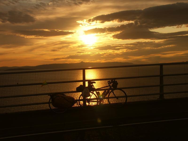 scotland, sunset, isle of skye, skye bridge