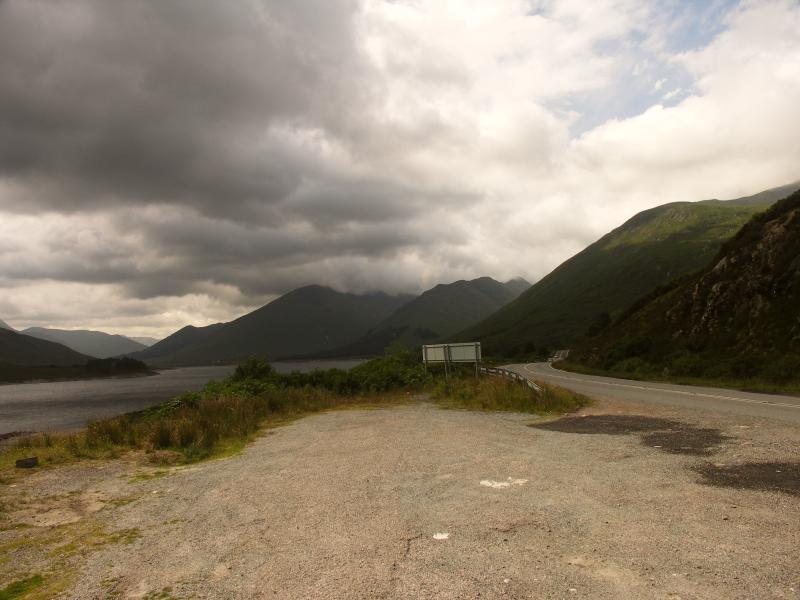 scotland, highlands, loch cluanie