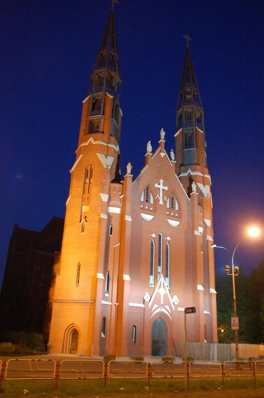 kościół, sosnowiec, pogoń