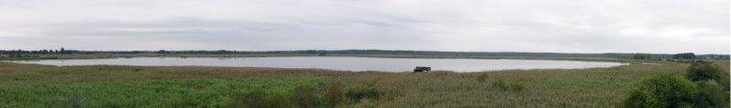 panorama, jezioro, świdwie