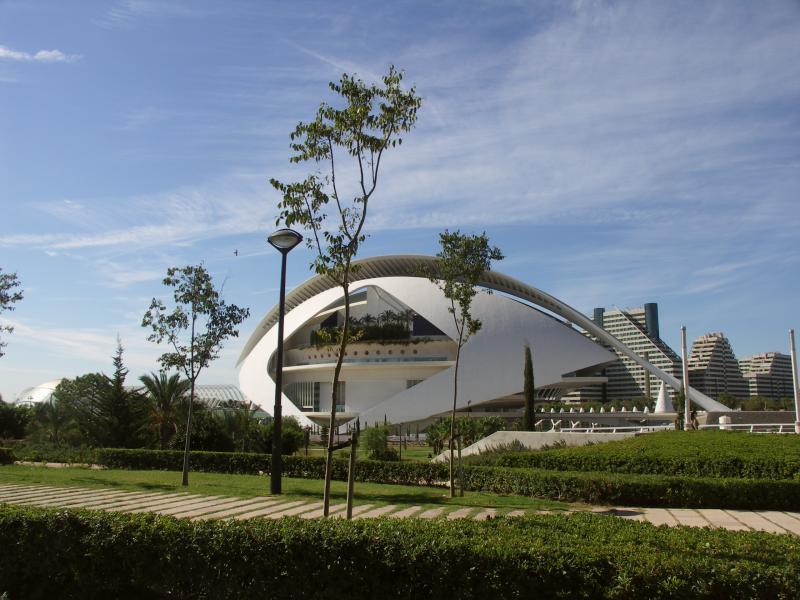 espana, valencia, la ciudat de les artes i les ci