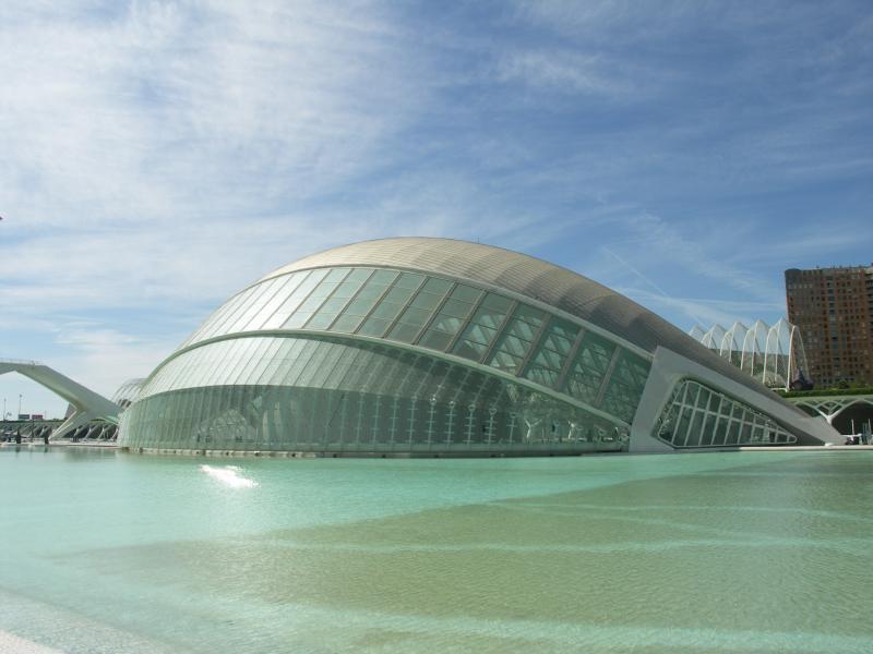 espana, valencia, la ciudat de les artes i les ci