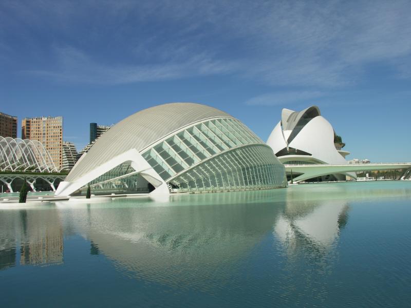 espana, valencia, la ciudat de les artes i les ci