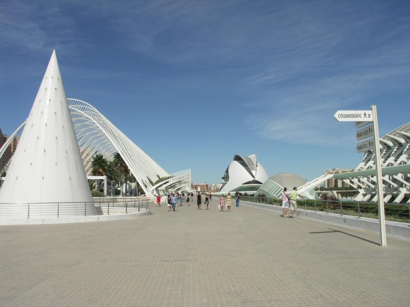 espana, valencia, la ciudat de les artes i les ci