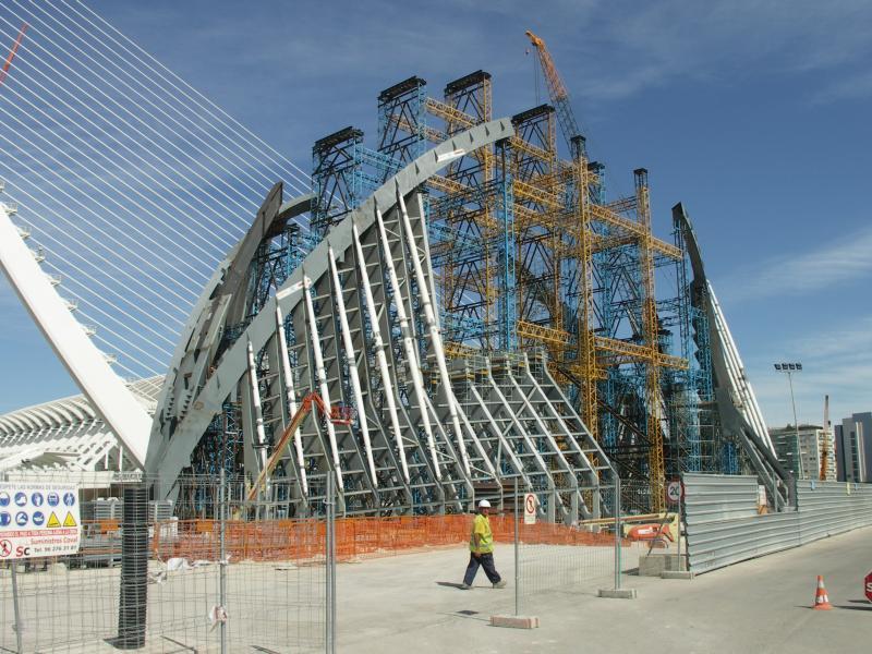 espana, valencia, la ciudat de les artes i les ci