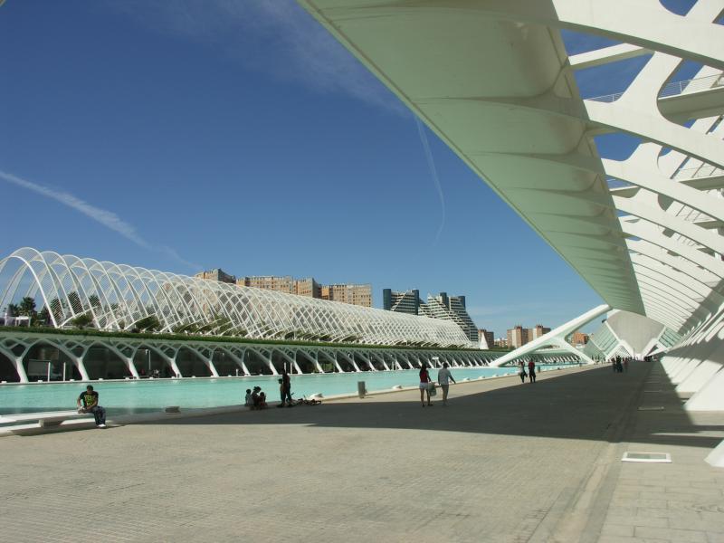 espana, valencia, la ciudat de les artes i les ci