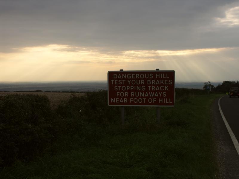 yorkshire, england, dangerous hill