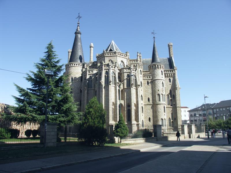 espana, galicia, astorga, palacio de gaudi