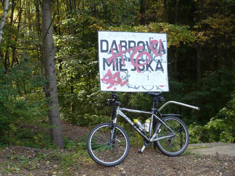 tablica, stacja, kolejka, dąbrowa