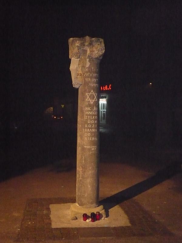 tarnowskie góry, synagoga, obelisk
