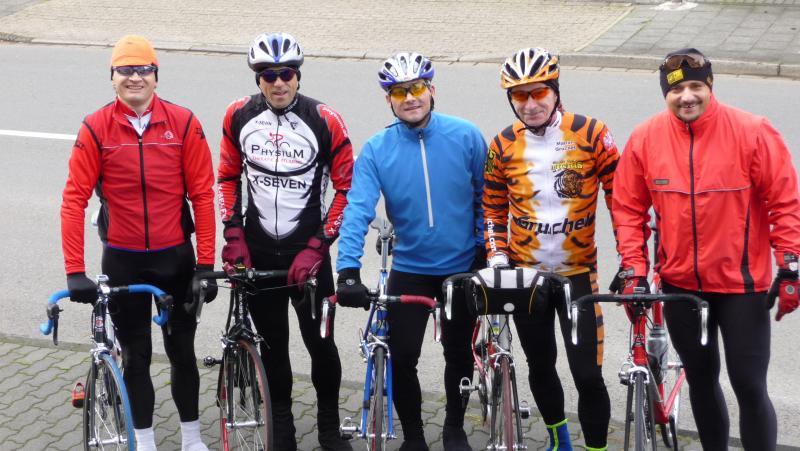 trening, rower, tour