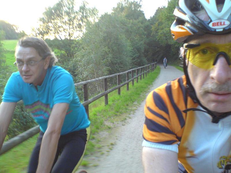 trening, tour, rower