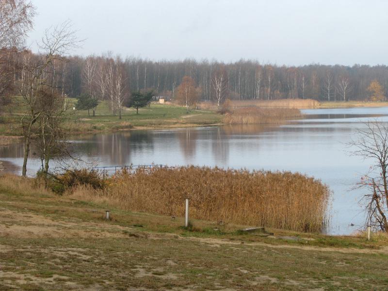 chechło, zalew, jesień