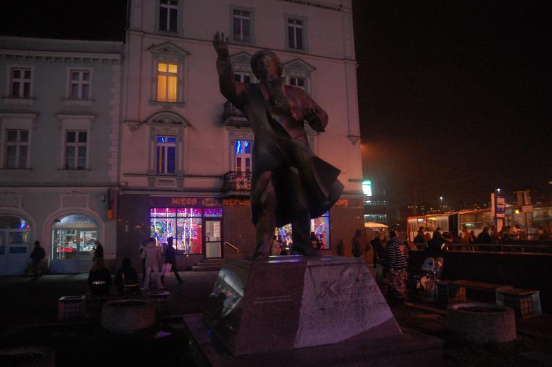 pomnik, sosnowiec, centrum, kiepura