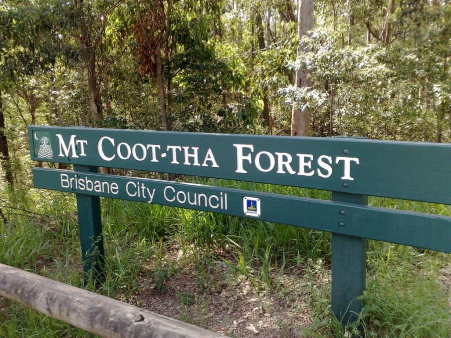 Wjazd do Mt Coot-tha Forest