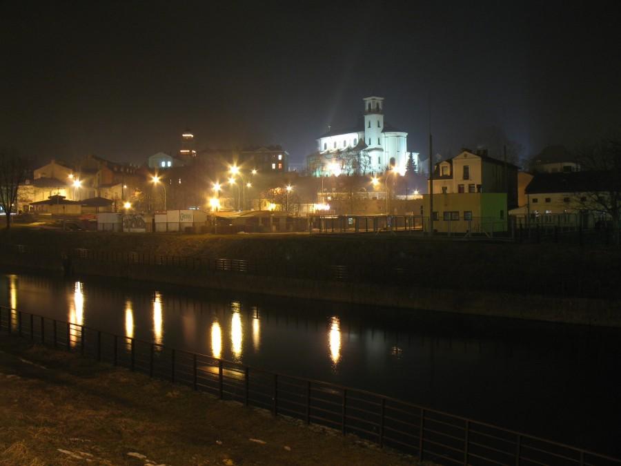 Gorlice z mostu na obwodnicy