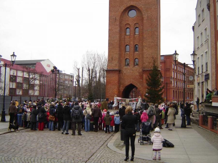Happening pod Bramą Targową