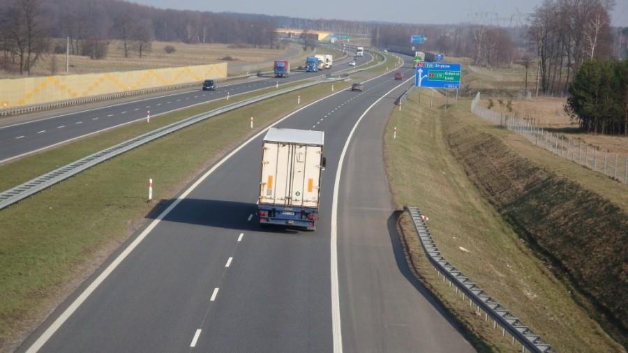 Autostrada A2 koło Łodzi