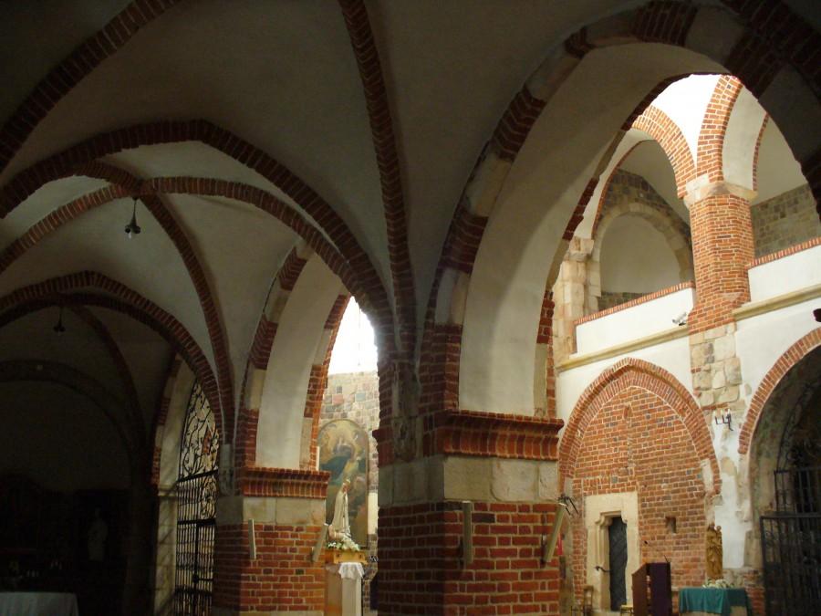 Wnętrze Tumskiej kolegiaty