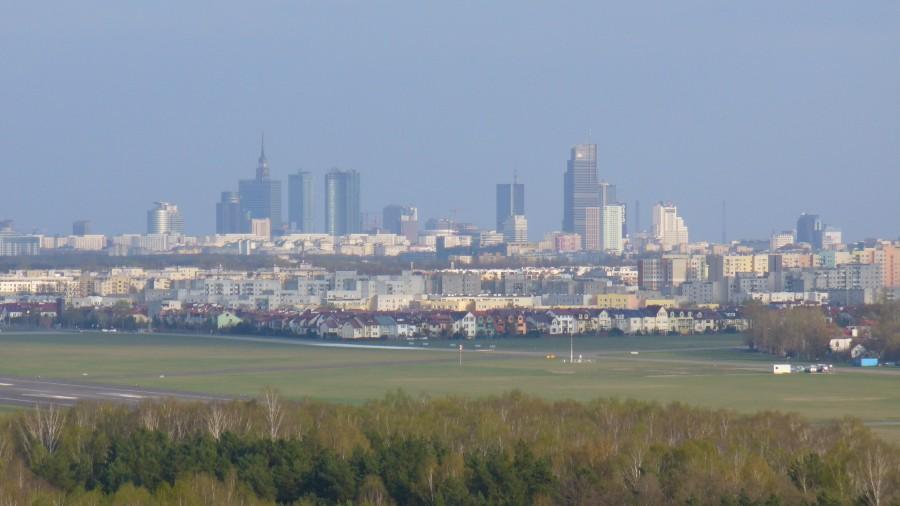 Widok na centrum Warszawy