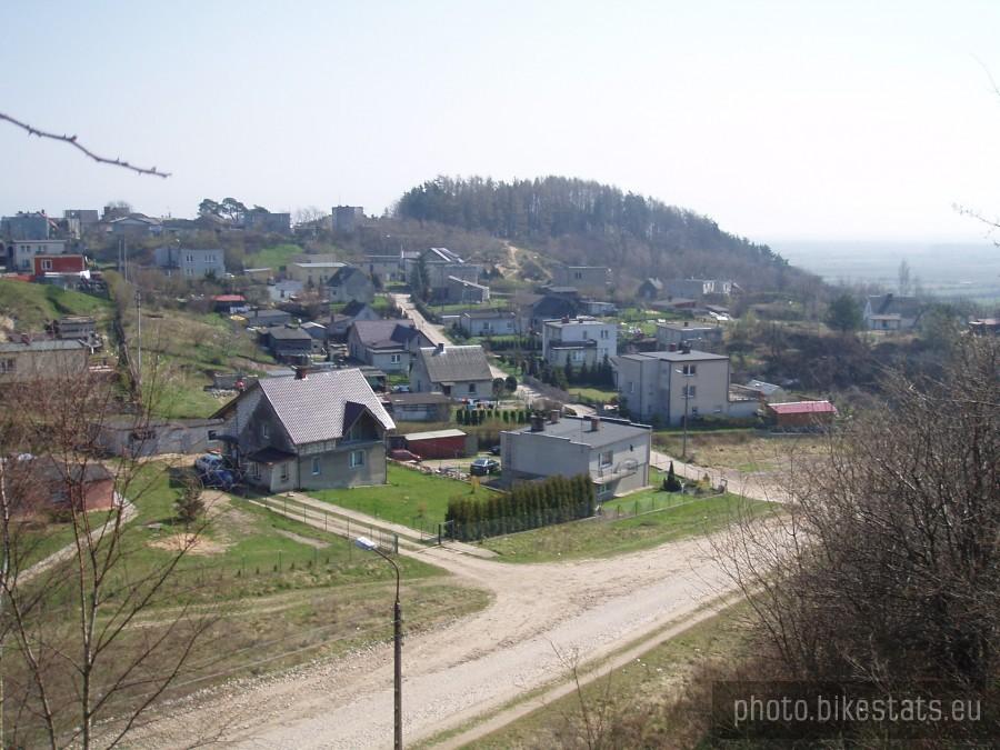 Widok z wzniesienia koło Mrzezina