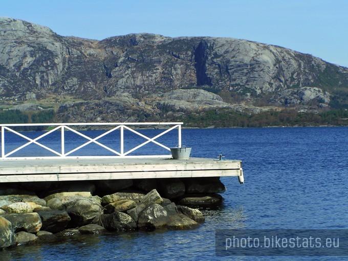 Nad fiordem Grindafjorden