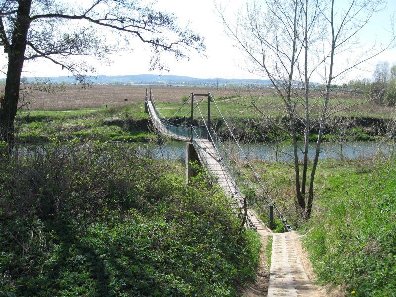 Kładka w Budziwoju.