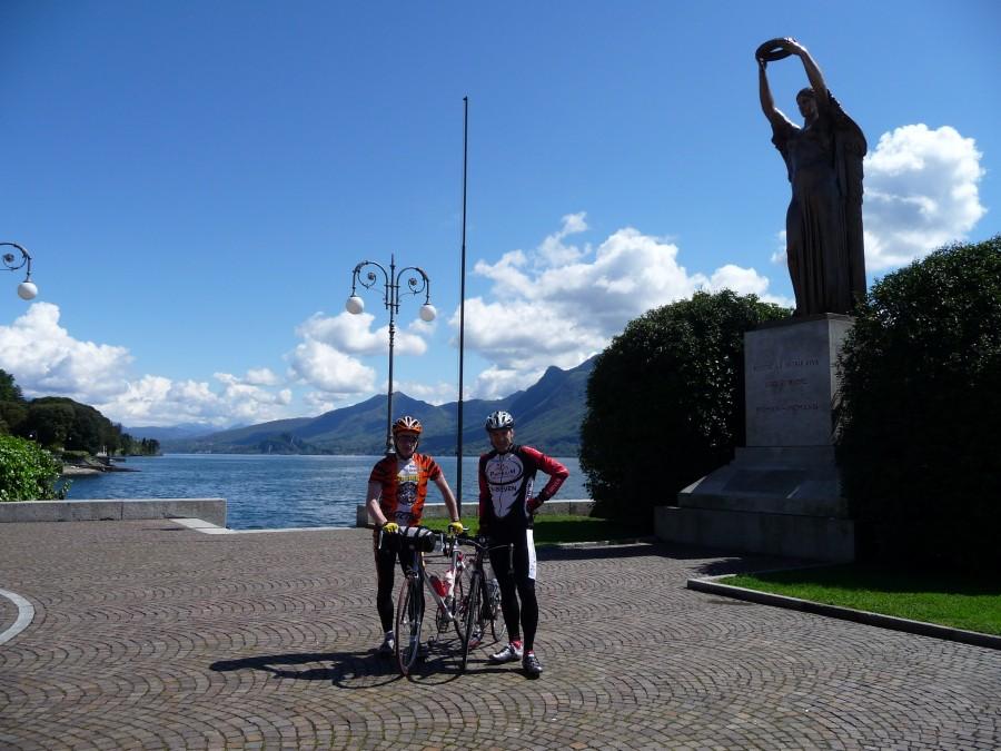 W Verbanii (Włochy) nad Lago Maggiore z Markiem