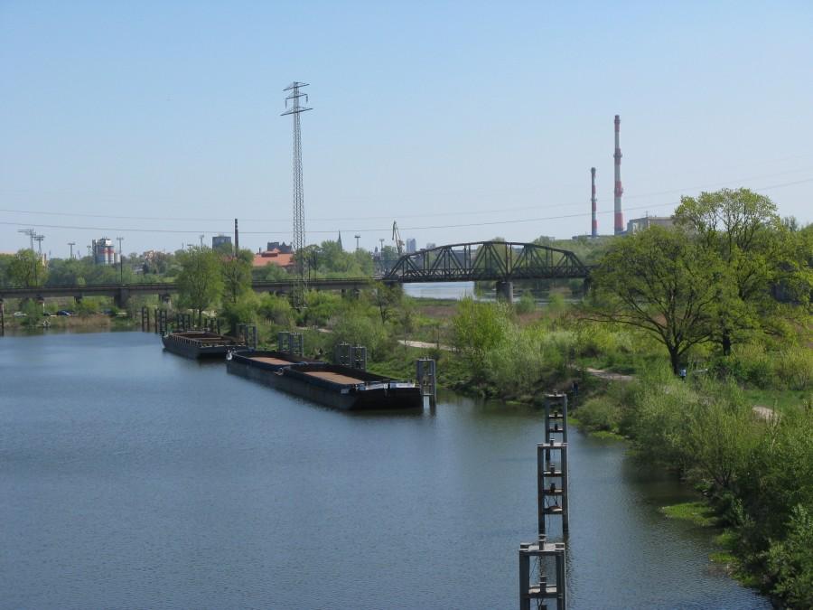 Odra - widok z Mostu Milenijnego