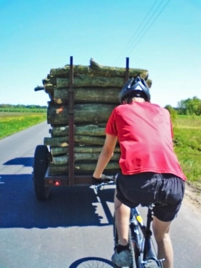 W tunelu za ciągnikiem