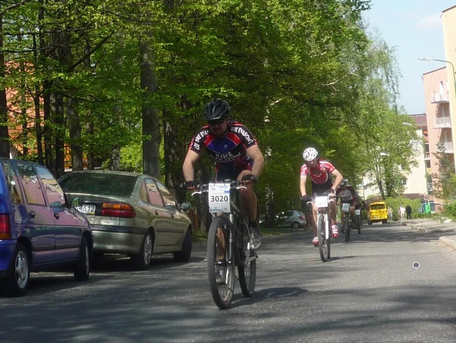 JPbike na tuż przed metą ...