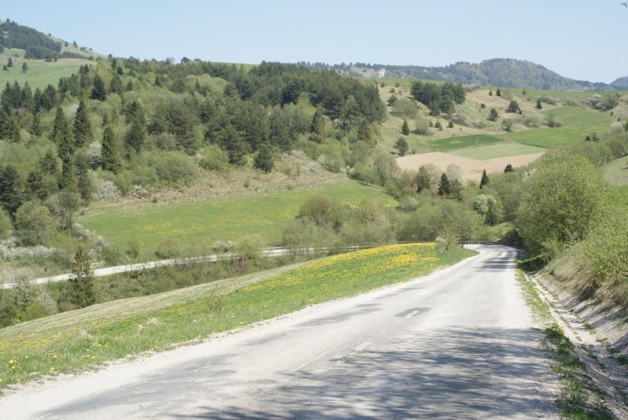 Podjazd na Lesnickie Sedlo