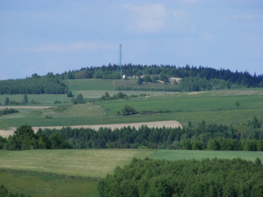 Widok na Wilcze (bodajże 506 m.n.p.m.)