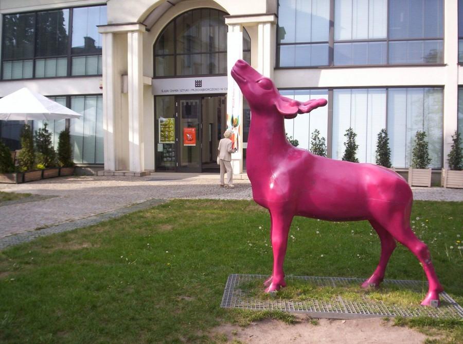 Strange pink animal