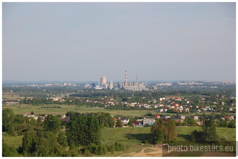 Panorama okolice psary i łagisza elektrownia
