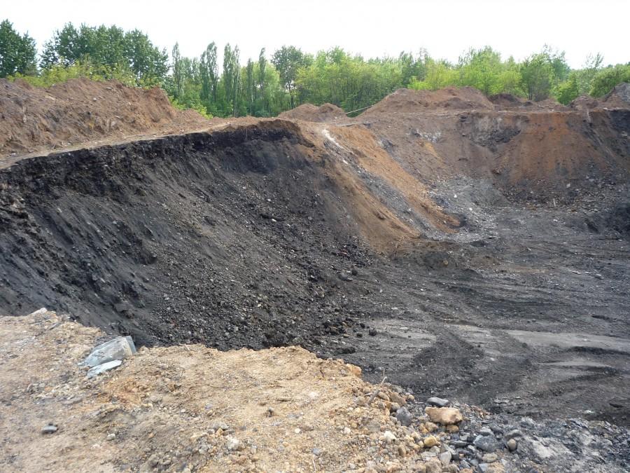 rozkopana hałda